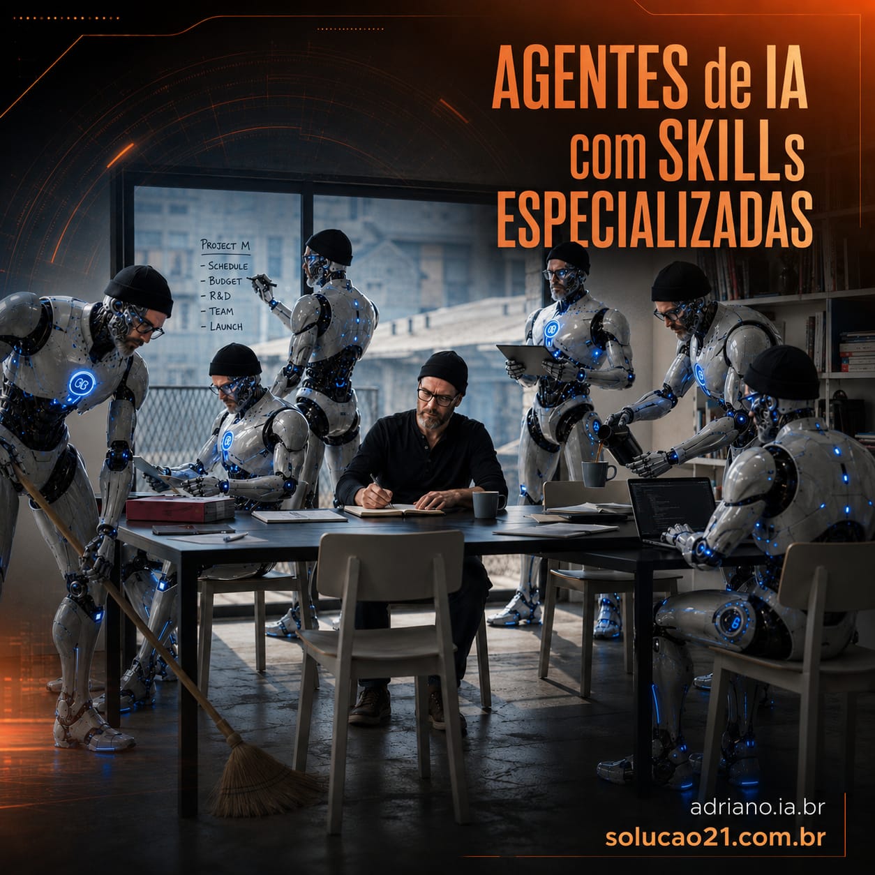 Agentes de IA com skills especializadas